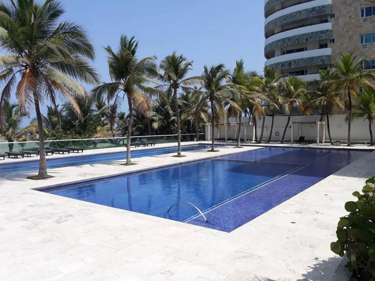 Apartment Cartagena Primera Linea De Playa Azul Frente Al Mar Colombia